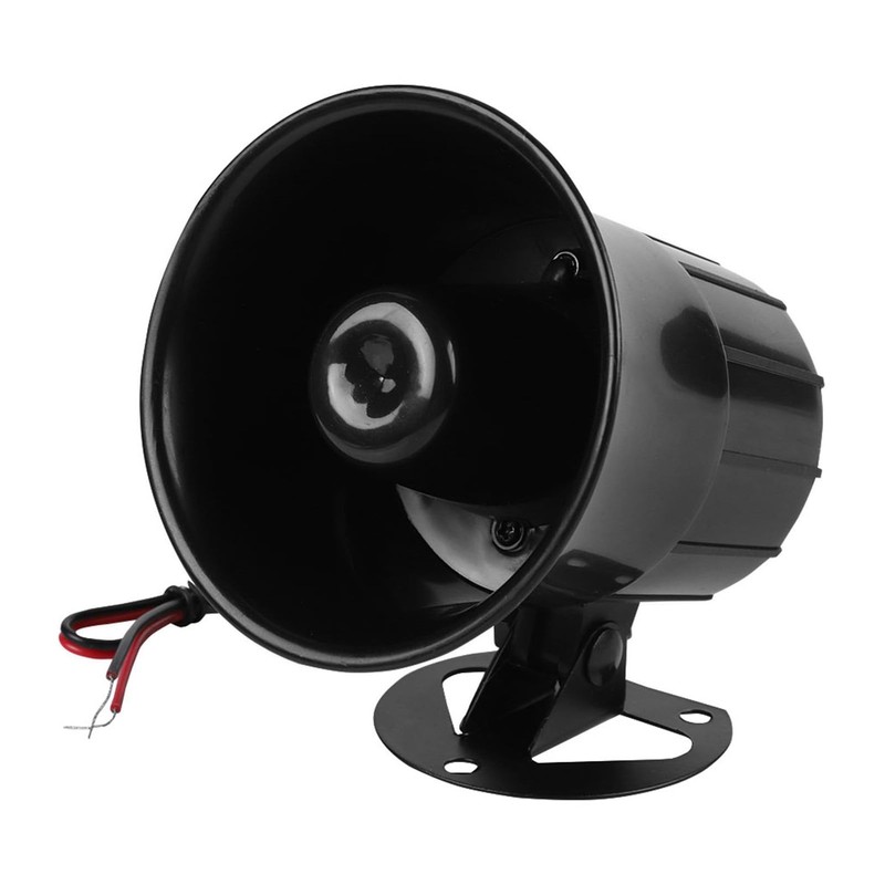 AOWINHIT DC 12V 115dB LoudWire Horn Alarm Siren for Outdoor