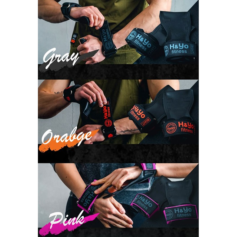 H&Yo Power Grip Pull Up Muscle Training Gloves Assistant Women