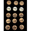 Loty Store 15 Sets 20mm Replacement Jeans Buttons Pants Metal