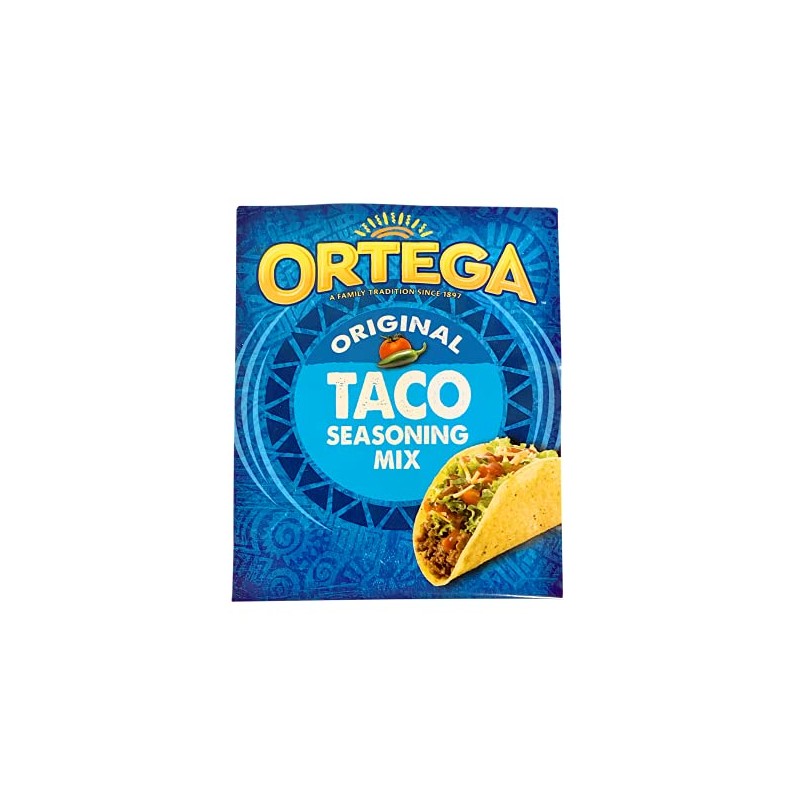 Ortega Seasoning Mix, Taco Seasoning, 1.25 Ounce (Pack of 12)