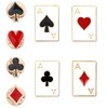 8 Piece Brooch Set, Dress Brooch, Poker Brooch, Card Game,