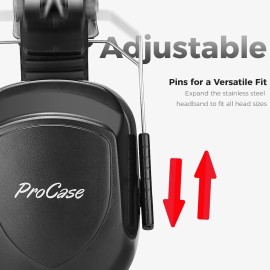 Unbranded Ear Protection for Shooting Noise Cancelling Ear Muffs for Mowing, Construction