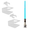 YYST Clear Light Saber Wall Mount Wall Rack Wall Holder