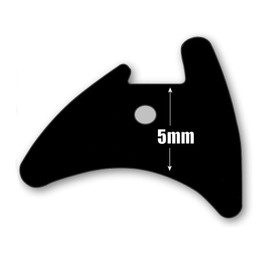 uPVC Window & Door Gasket Seal Double Glazing Wedge Rubber Repair Seal W005 Black 5mm (Per Metre)