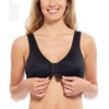 Carole Martin Full-Freedom Comfort Front Closure Bra for Women, Wireless