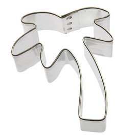Foose Store Palm Tree Cookie Cutter 3 Inch –Tin Plated Steel Cookie Cutters – Palm Tree Cookie Mold