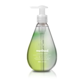 Method Naturally Derived Gel Hand Wash Pump, Cucumber, 12 Ounce