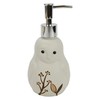 Snowy Owl Soap and Lotion Dispenser Pump