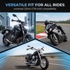 Pack of 2 Motorcycle Handlebar Ends, Universal Handlebar Weights for
