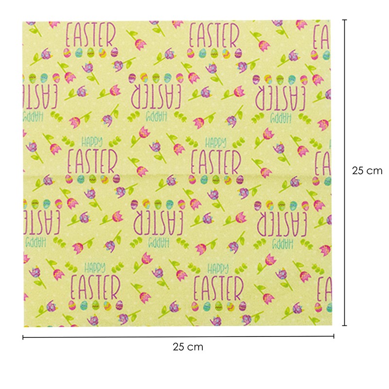 TRIXES Easter Cotton Fabric Squares 10PK