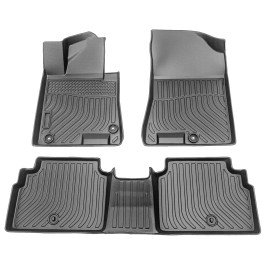 CARPARTS-0978 3D Floor Mats For 2020-2023 Hyundai Sonata 2021-2023 Kia K5 FWD TPE Rubber Liner