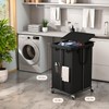 150L Large Laundry Hamper with Lid, Rolling Laundry Basket with