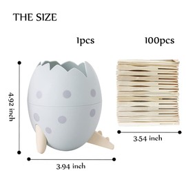 100 PCS 3.5 inch Cocktail Picks with Container, Mini Bamboo Forks for Appetizers, Cocktail Forks Appetizer Forks, Wooden Forks Food Picks for Fruit, Charcuterie Accessories