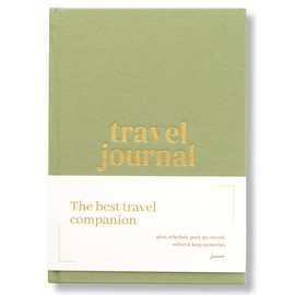 Lamare Travel Journal - Personalize Your Journeys, Organize Your Adventures, Capture Your Memories in this Travel Planner 2024 | A5 Size Linen Cover Travel Notebook, Best Gifts for People Who Travel