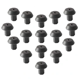 Pack of 16 WB2K101 Rubber Feet Gas Range Stovetop Grate Feet Replacement Compatible with G-E Ken-More, 𝟯/𝟭𝟲" 𝗛𝗼𝗹𝗲 Gas Stove Top Cooktop Burner Grates Replaces WB02T10461 AP2622260 PS241358