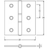 Best NL-1400 Hinge 89mm 0150-020