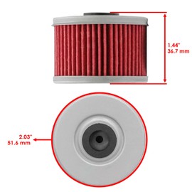 Powersports Replacement Oil Filter – High-Performance Engine Protection for ATV UTV Motorcycle For 15412-HM5-A10 Oil Filter for Honda For Pioneer 500 2015-2023 / CRF250F 2019-2023 Mod-C-C-AF-2376
