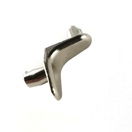 Pack of 10 Floor Support with Nose Angled Shelf Support for 5 mm Holes