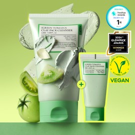 fully Green Tomato Clay Pack Cleanser 120ml Set (+30ml) - Pack Cleanser 120ml+30ml Set