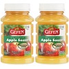 Gefen Unsweetened Apple Sauce, 23oz (2 Pack) No Sugar Added