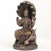 Veronese Design 3 3/4 Inch Shesha Vishnu Cold Cast Resin