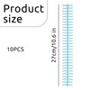Tabanzhe Binding Spines-10PCS Binding Spine Combs 30 Holes Plastic Click
