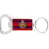 Royal Engineers Military Remembrance Rectangle Bottle Opener Metal Keyring and