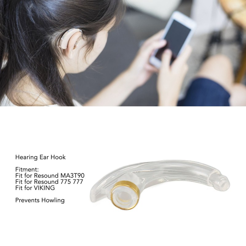 20pcs Replacement Ear Hook Prevents Howling Hearing Tool Parts Accessory