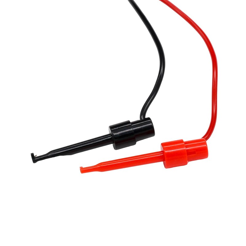 3 Pairs 4mm Banana Plug to Test Hook Wire Red