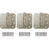 Stone Harbor Hardware 4" Ball-Bearing Door Hinges, 5/8" Radius Corner,