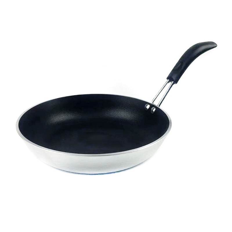 Frying Pan Nonstick High Temperature Resistant Small Flat Bottom Aluminum