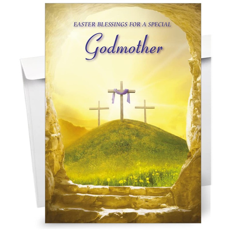 Godmother Religious Easter Card - Christian Easter Card - A5