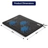 ASAB Laptop Cooling Pad with 3 Ultra Quiet Fans Portable