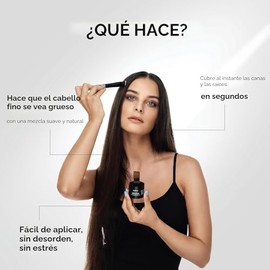 THICK FIBER Polvo para retocar raíces, juego de correctores para la caída del cabello resistentes al agua y al sudor, con brocha, para cubrir raíces g