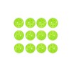 JDYYICZ 12 PCS Pickleball Balls, 40 Holes Outdoor Pickleballs, High