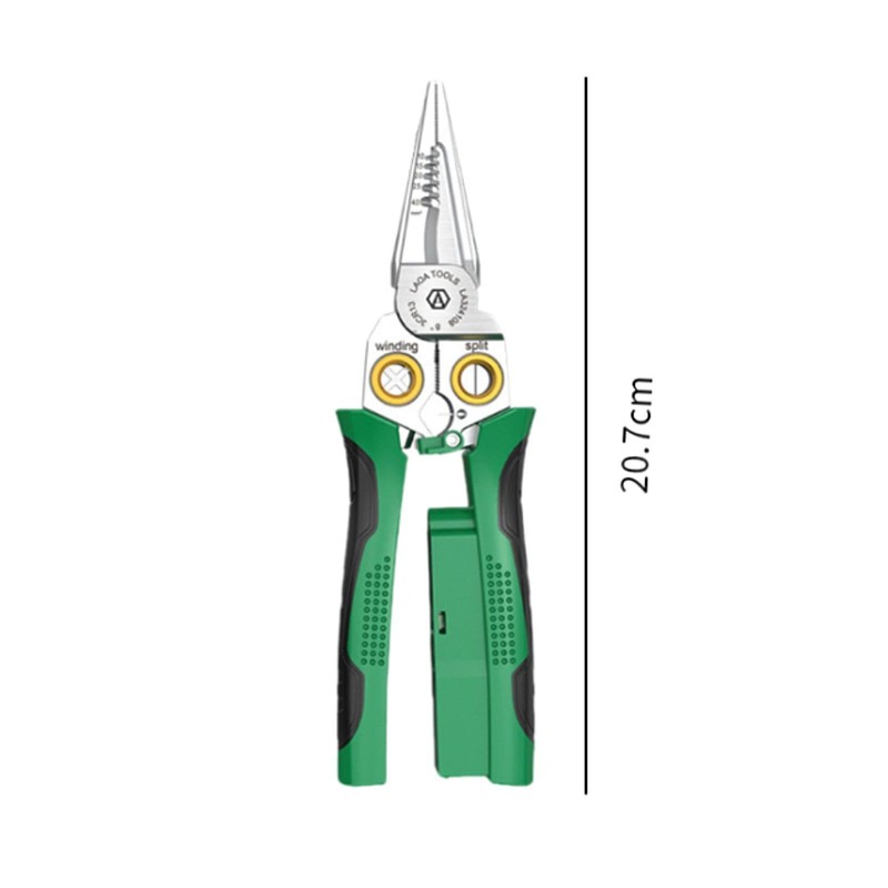 MagiDeal Electrical Wire Stripping Tool, Professional Cable Cutting Pliers, 8