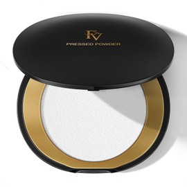 FV Transparent Powder Make-Up, Compact Finishing Powder for Matte Finish, Waterproof and Long-Lasting for Oily Dry Normal and Mature Skin Baking Powder, All Skin Types, Vegan Formula
