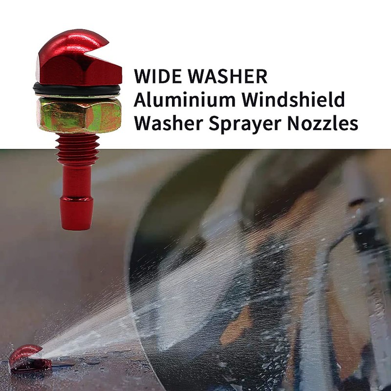 Juren 2Pcs Fan-Shaped Car Cleaning Universal Washer Bonnet Front Windshield