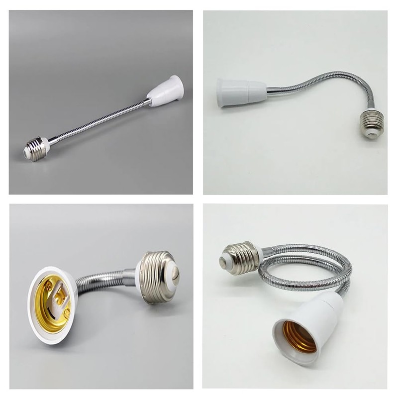E26/E27 Light Socket Extender Adapter, 30cm/12 inch Light Bulb Extension,E26