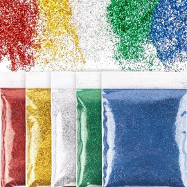 JEYORZY 100 g Glitter for Crafts, Christmas Crafts, Candles, Glitter Powder, for Nails, Face, Card Making, Crafts, Nail Art