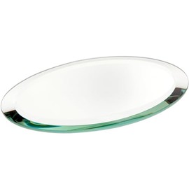 Plymor Oval 5mm Beveled Glass Mirror, 4 inch x 6 inch (Pack of 2)