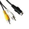 OSTENT AV RCA Audio Video TV Adapter Cable Compatible for