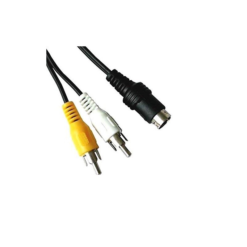 OSTENT AV RCA Audio Video TV Adapter Cable Compatible for