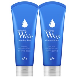 C2Y Foam Cleansing Aqua Whip Cleansing 120ml 2 units Mildly alkaline face wash whip foam / 폼클렌징 아쿠아 휩 클렌징 120ml 2개 약알칼리성 세안제 휩폼