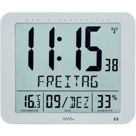 Modern clock with quartz movement from AMS