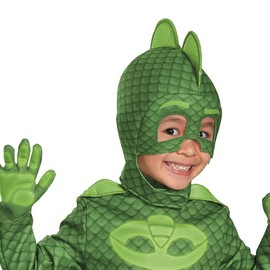 Gekko Deluxe Toddler PJ Masks Costume, Large/4-6