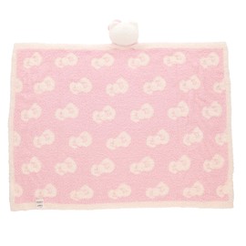 Marushin Blanket with Mascot Ribbon and Kitty 04 Kitty Blanket Portion: Approx. 27.6 x 39.4 inches (70 x 100 cm), Mascot Portion: Approx. 5.9 x 5.9 inches (15 x 15 cm) (not including ears and hands)