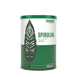 Birdman Spirulina  Espirulina en Polvo  Vitamina A, K, Zinc, Ficocianina, Clorofila  Suplemento de Espirulina  360g                                   