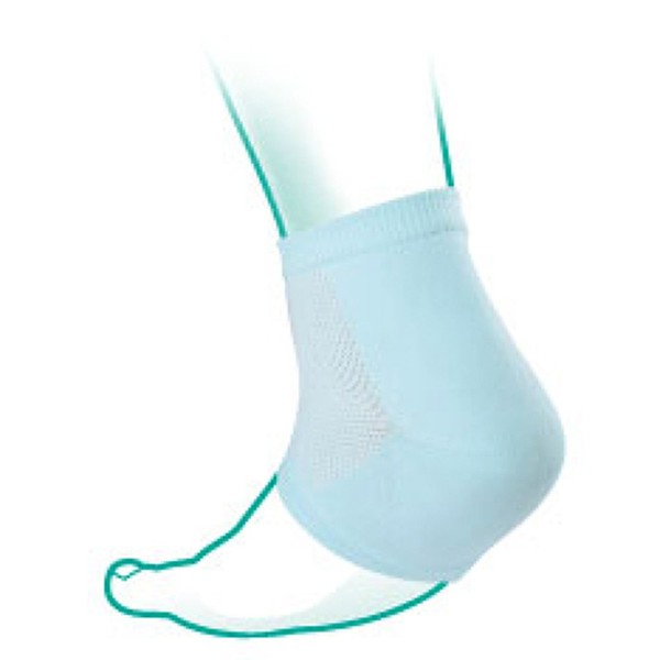 OPPO Medical 6790 Pair of Blue Gel Heel Socks, 1 Size