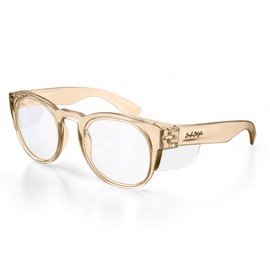 SafeStyle Cruisers Champagne Frame Clear Lens Safety Glasses